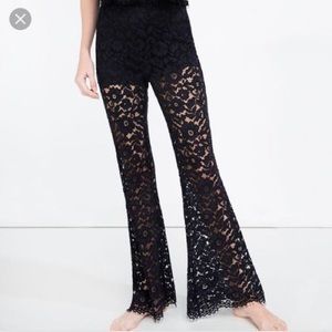COPY - Zara Lace Lined Pants Size M
